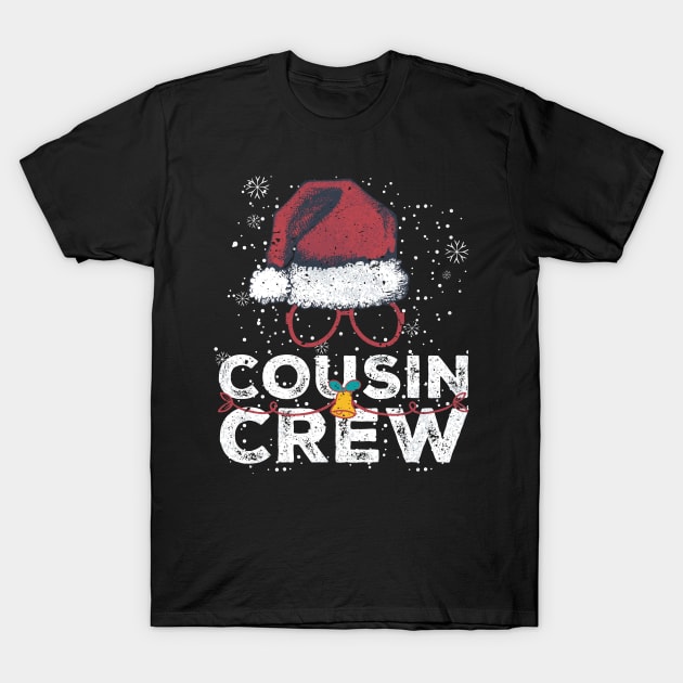 Christmas Cousin Crew - Funny Christmas T-Shirt by Emroonboy